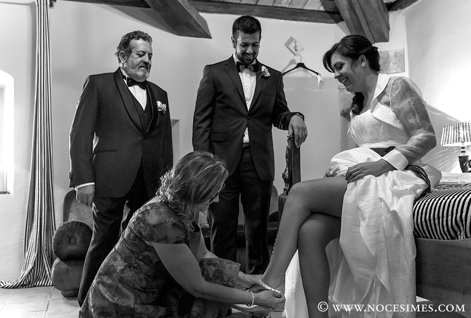 novia familia fotografo bodas girona